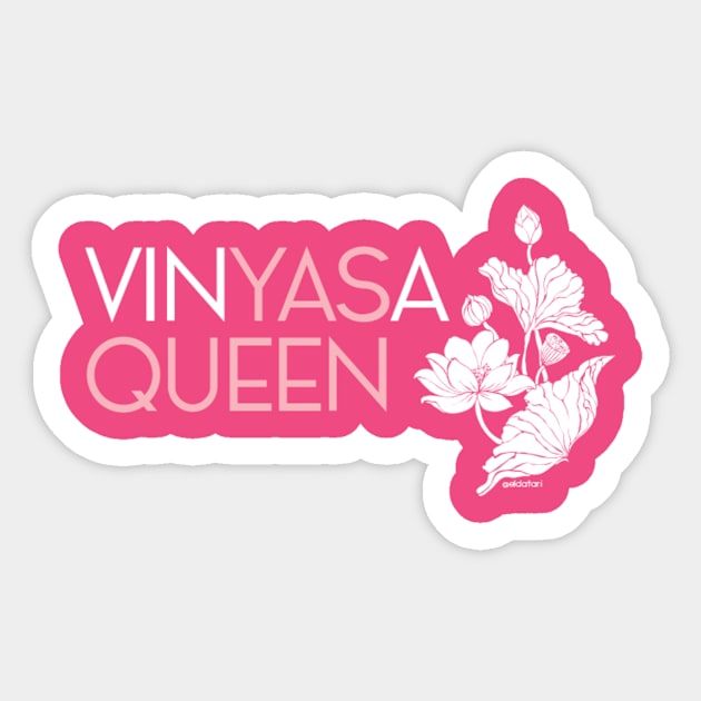 Vin-yaaaaaasss, queen! Sticker by eldatari